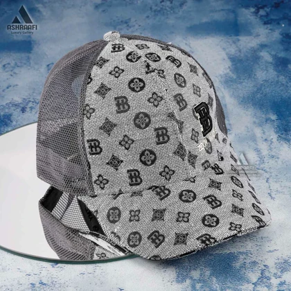 کلاه پشت تور طرح دار Trucker Cap HA83