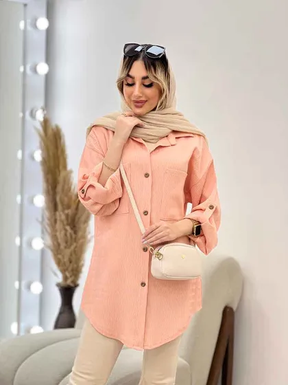 مانتو شومیزی دو جیب