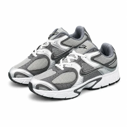 کفش کتانی مردانه رانینگ مدل نایکی V5 طوسی سفید Nike V5