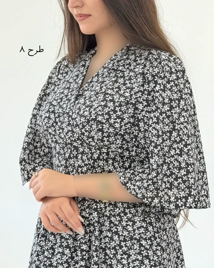 پیراهن بهار نارنج کد 1837