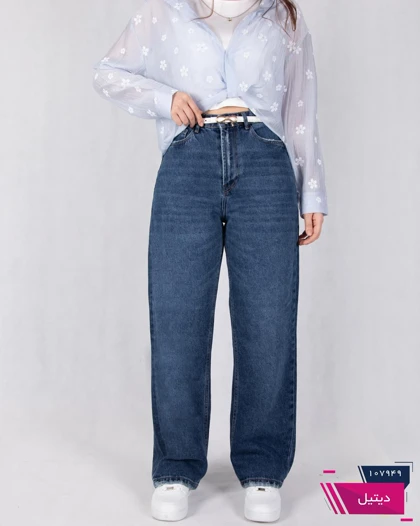 شلوار جین دخترونه رگولار/THREEJEAN/22503