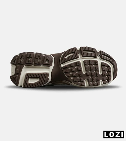 کفش کتانی مردانه و زنانه کرم قهوه ای Nike cushlon مدل 7866