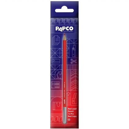 مداد قرمز پاپکو Papco مدل PS-16ORD0112 شش ضلعی