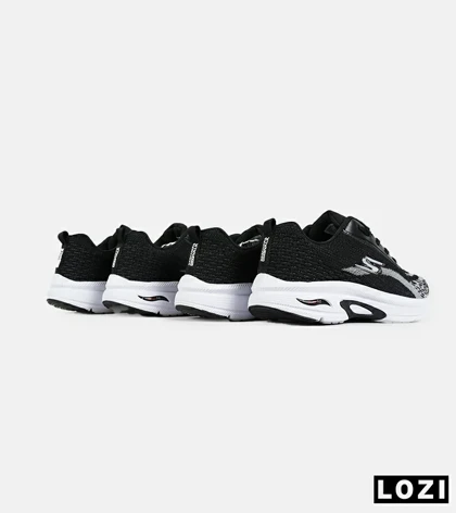 کفش کتانی طبی ورزشی مشکی طوسی SKECHERS archfit مدل 7438