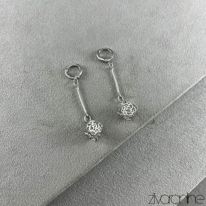 گوشواره زنانه YSX مدل گل مکعبی 20428