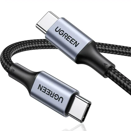کابل تایپ سی یوگرین UGREEN مدل US316 توان 100 وات 1 متر