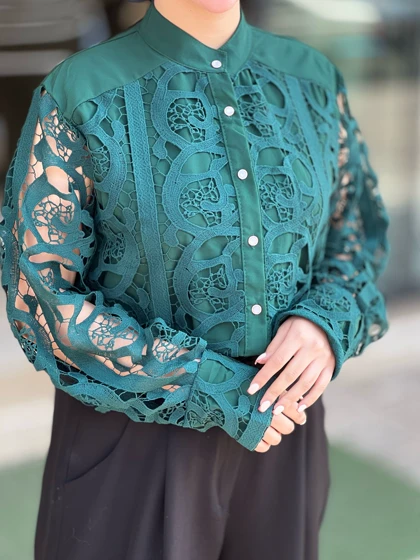 شومیز طرح دار وارداتی کد 837