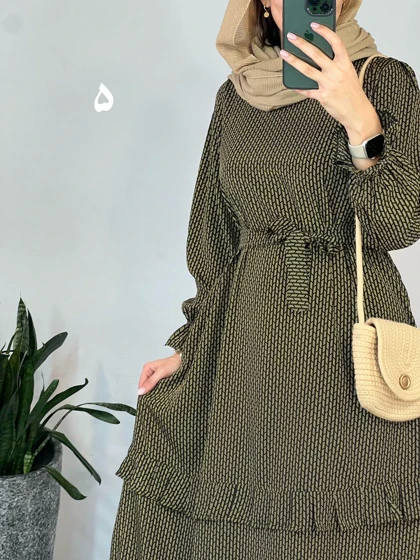 پیراهن مانتویی شکوفه 3