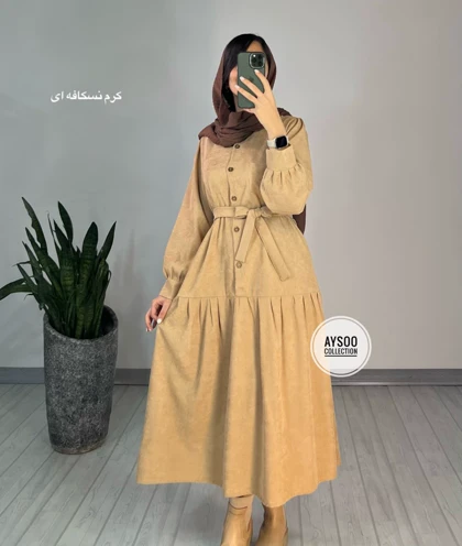 پیراهن مانتویی همتا