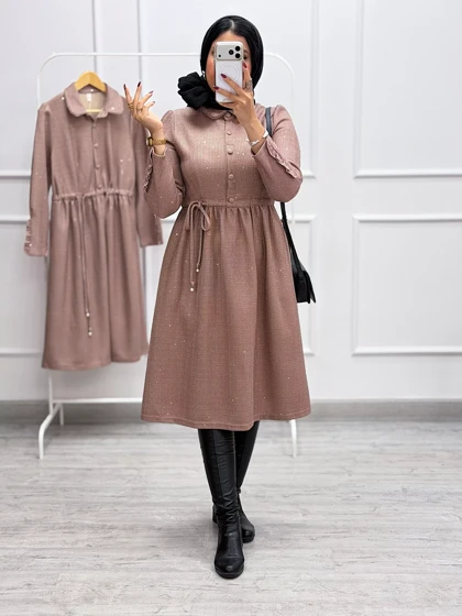 پیراهن پولکی طلا
