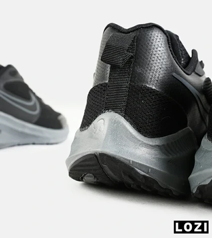 کفش کتانی مردانه و زنانه مشکی طوسی نایک NIKE PEGASUS V10 مدل 7143