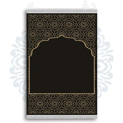 فرشینه از جنس پارچه هازان مخمل ترک طرح سجاده برند دفه کد DSJ 34