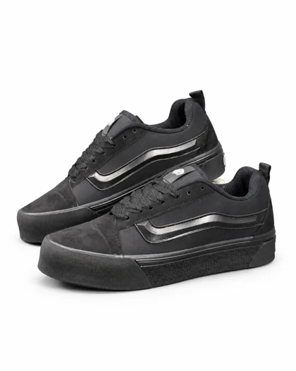 کفش کتانی مردانه و بزرگ پا مدل ونس اولداسکول مشکی Vans oldskool