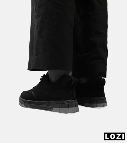 کفش کتانی مردانه مشکی PULL & BEAR
