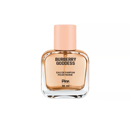 عطر جیبی زنانه پینک ویژوآل مدل Burberry Goddess حجم 30 میلی لیتر