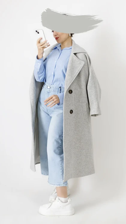 شلوار وایدلگ آبی