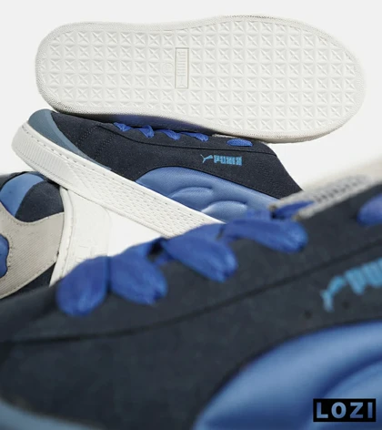 کفش کتانی ورزشی سرمه ای آبی مردانه و زنانه PUMA suede XL crush