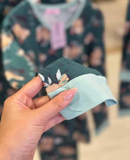 بلوز شلوار نرمال سکسن کد41150-A