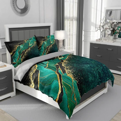 روتختی طرح ماربل سبز مدل T4391