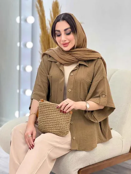 شومیز دو جیب آریانا