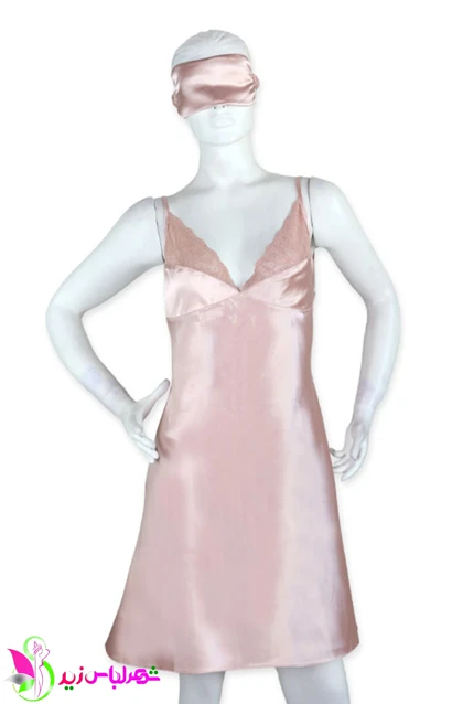 لباس خواب ساتن و گیپور Ema اما