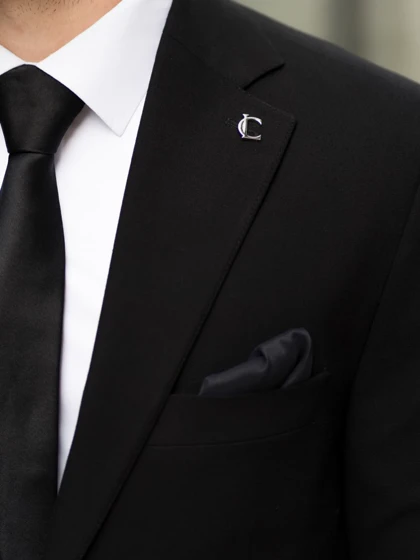 کت دودکمه مشکی کدc212