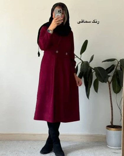 پیراهن مانتویی پاییزه ترنج
