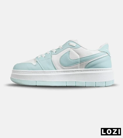 کفش مردانه و زنانه سفید آبی NIKE AIR FORCE مدل 7814