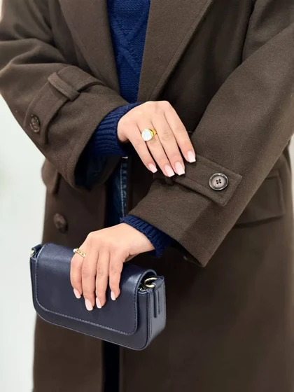 پالتو فوتر بلند آستردار سایدا