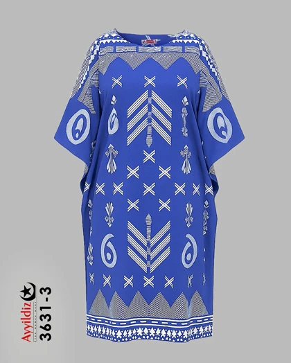 مانتو / پیراهن / کفتان زنانه سایز بزرگ کد 3631