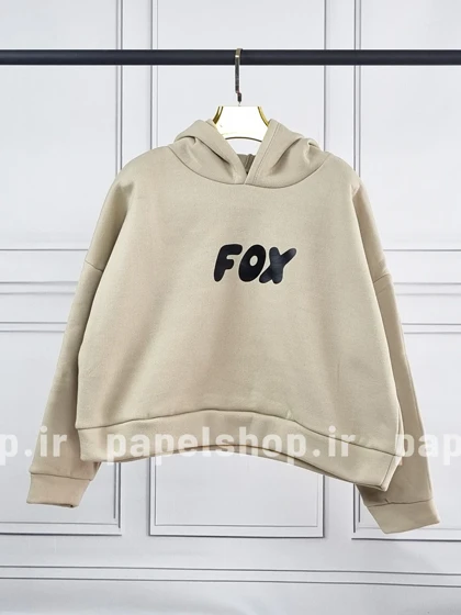 کراپ هودی fox