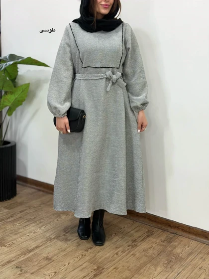 پیراهن مانتویی لمروز الیزا