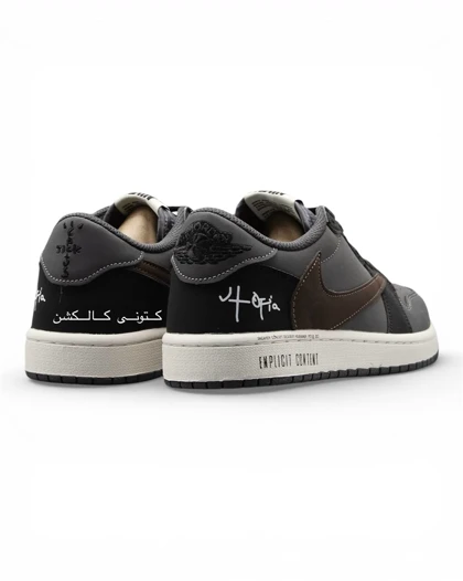 کتانی نایکی جردن وان تراویس اسکات یوتوپیا ساق کوتاه Nike Air Jordan 1 Low X Travis scott Utopia
