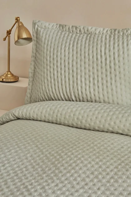 روتختی دو نفره Karaca Home مدل Breeze Soft پلی‌استر - سبز
