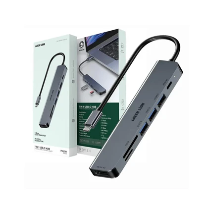 هاب و داک استیشن هفت پورت گرین لاین مدل GHB-9