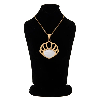 گردنبند زنانه طرح صدف