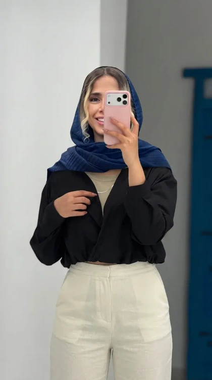 شومیز دو تیکه زنانه وارداتی مدل قارچی