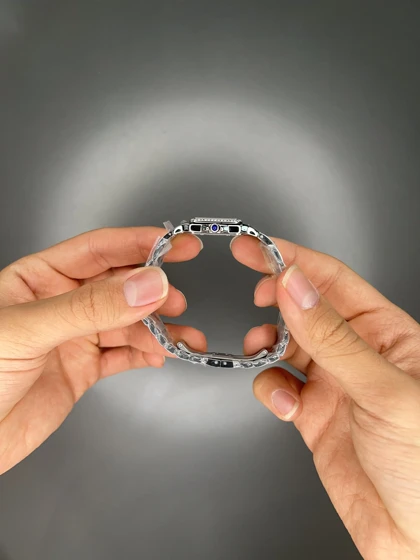 ساعت مچی کارتیه پنتر سیلور دورنگین Cartier Panthere