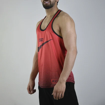 رکابی بدنسازی مردانه نایک مدل KITH قرمز