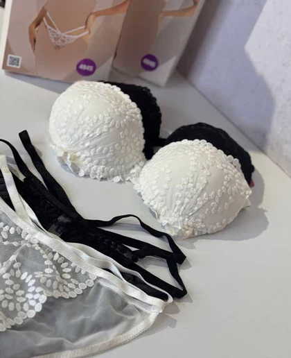 ست سوتین و شورت جک دار زنانه NBB کد 4845