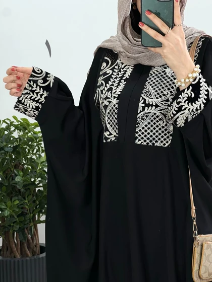 عبای بلند سوزندوزی اسرا 3