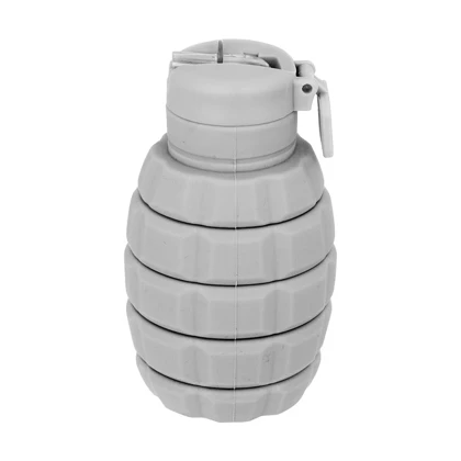 قمقمه سیلیکونی تاشو مدل Grenade ظرفیت 0.5 لیتر