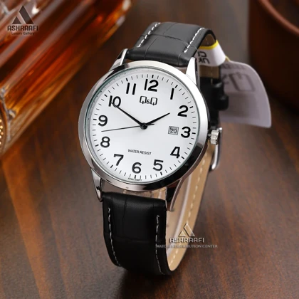 ساعت کیو اند کیو بند چرمی Q&Q A44A-004PY