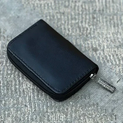 جا کارتی چرمی دور زیپ چرمی MSN14-54