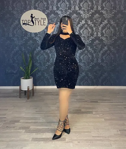 میدی پولک مخمل کد : 7830