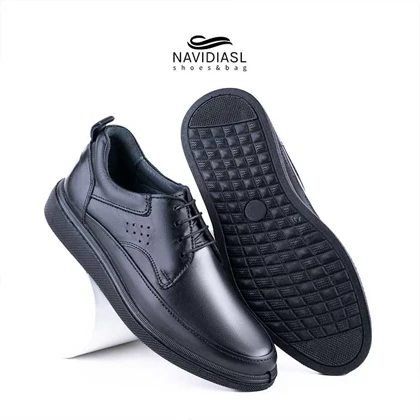 کفش مردانه چرم اداری و روزانه کد 7028003