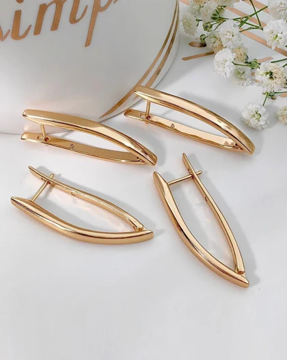 گوشواره آیینه ای خطی ژوپینگ