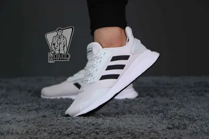 کتانی سه خط مشکی ADIDAS