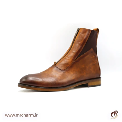 بوت مجلسی تمام چرم مردانه mrc30081
