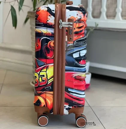 چمدان بچگانه پسرانه طرح مک کویین